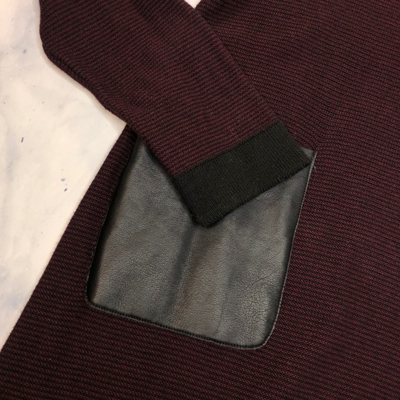 W118 by Walter Baker Purple & Faux Leather Dress - Picture 7 of 8